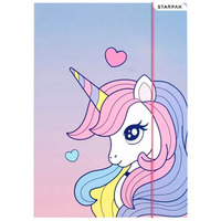 Teczka z gumk A4 UNICORN 553546 STARPAK