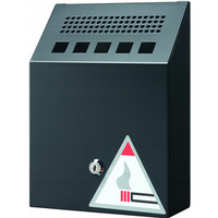 Popielnica na�cienna metal.2, 5 czarna 333301 DURABLE