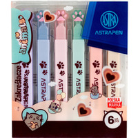 Zakreślacze z łapkami ASTRAPEN Animals Choco 6kol. 208025901