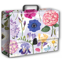 Teczka z r�czk� B4 Jumbo Hortensje na jasnym tle, folia mat nie rysuj�ca TT9404 PENMATE