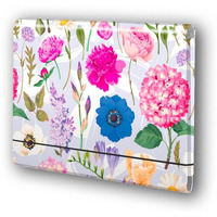 Teczka �amana A4 na gumk� Hortensje na jasnym tle, folia mat nie rysuj�ca TT9412 PENMATE