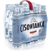 Woda mineralna CISOWIANKA 0.5L (12szt) gazowana z kaucją