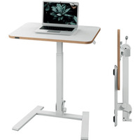 Biurko sk�adane ma�e bia�e Leitz Ergo do pracy w pozycji siedz�cej i stoj�cej 65880001