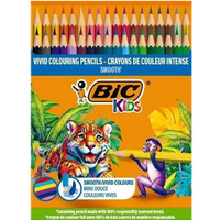 Kredki drewniane ECO SMOOTH 48 kolor�w 303184 BIC