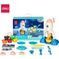 Ciastolina 6 kolor�w - zestaw Rakieta EH724 DELI