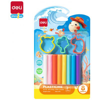 Plastelina 8 kolor�w - zestaw z foremkami EH715 DELI