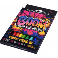 Flamastry szkolne 10 kolorów w kartoniku BOOM 771022AJ07KS KOH-I-NOOR
