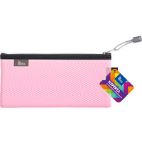 Koperta 24x12cm z suwakiem metalowym TETIS BT609-R różowa