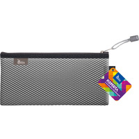 Koperta 24x12cm z suwakiem metalowym TETIS BT609-V czarna