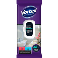 Chusteczki nawil�ane VORTEX do �azienki z klapk� 48 szt