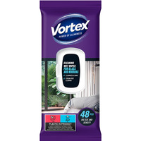 Chusteczki nawil�ane VORTEX do szyb i luster z klapk� 48 szt
