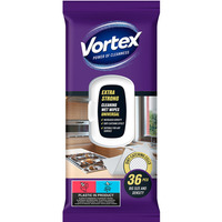Chusteczki nawil�ane VORTEX uniwersalne extra strong z klapk� 36 szt