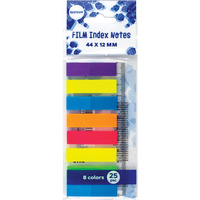 Zak�adki indeksuj�ce PET44x12mm 25k mix 8 kolor�w 87409 CENTRUM